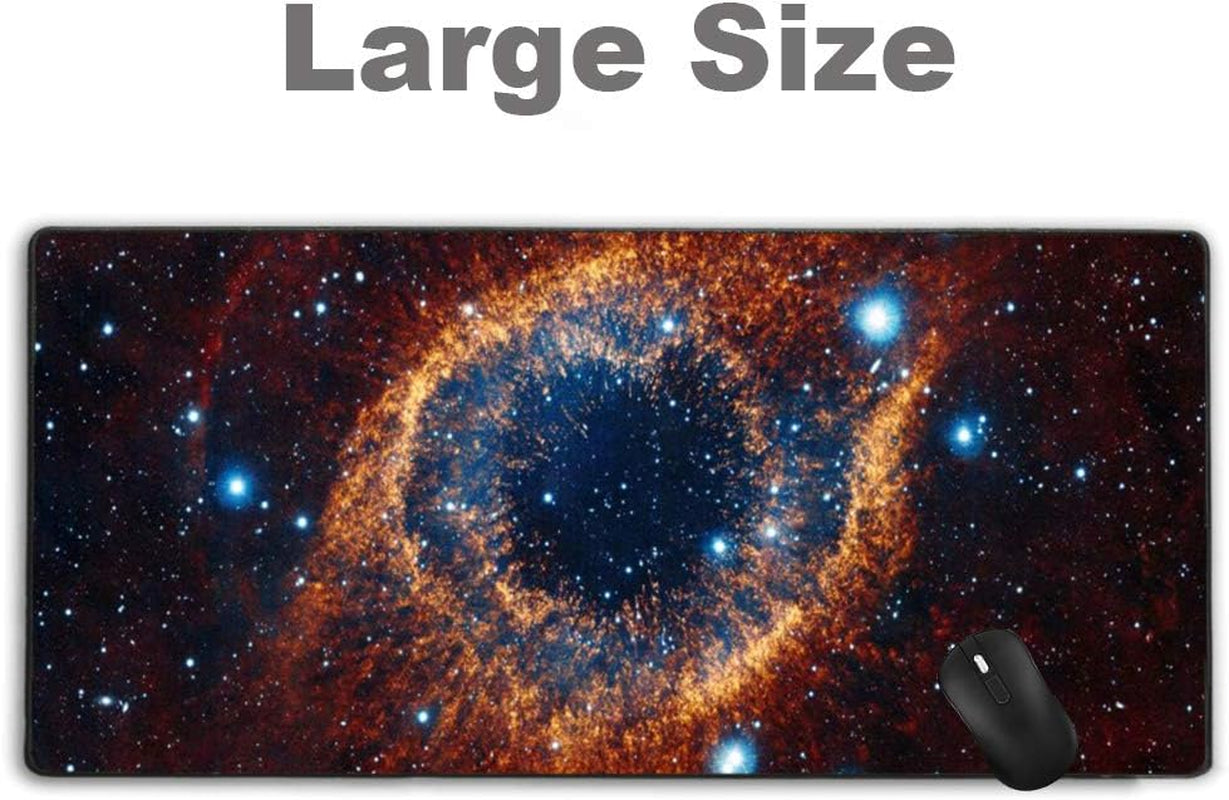 Extended 70X30Cm Gaming Mouse Pad with Stitched Edges,Non-Slip Base,Water-Resistant Desk Pad Keyboard Mat for Work,Gaming,Office,Home.(Beautiful Space)