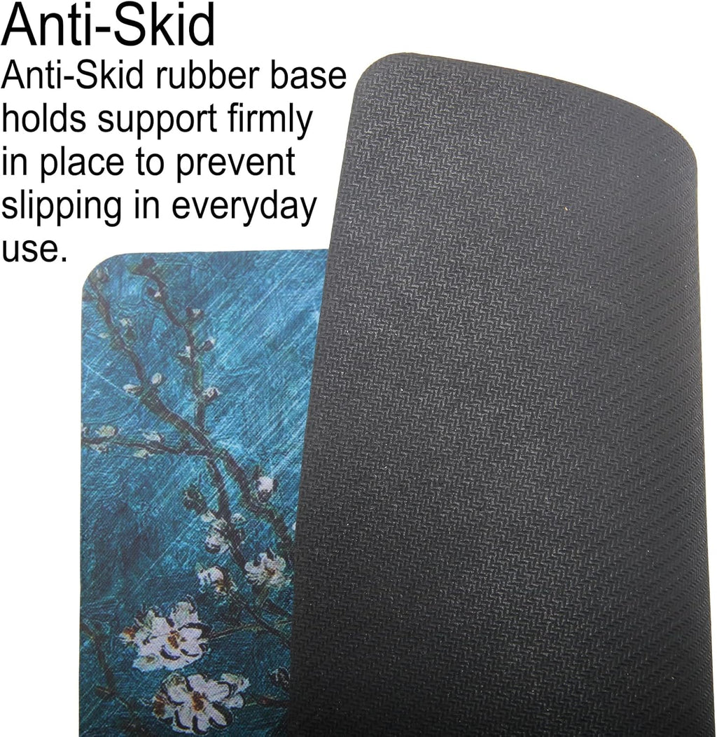 Mouse Pad, Gaming Mouse Pad, Non-Slip Rubber Base Mouse Mat with Designs for Laptop, Computer & Office, 9.5 X 7.9 X 0.12 Inches (Van Gogh Flower)