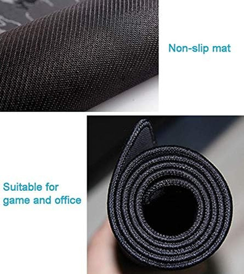 Extended 70X30Cm Gaming Mouse Pad with Stitched Edges,Non-Slip Base,Water-Resistant Desk Pad Keyboard Mat for Work,Gaming,Office,Home.(Beautiful Space)